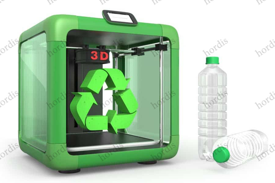 پرینت سه بعدی پرینتر سه بعدی فیلامنت بازیافت رزین اقتصاد چرخشی pla abs