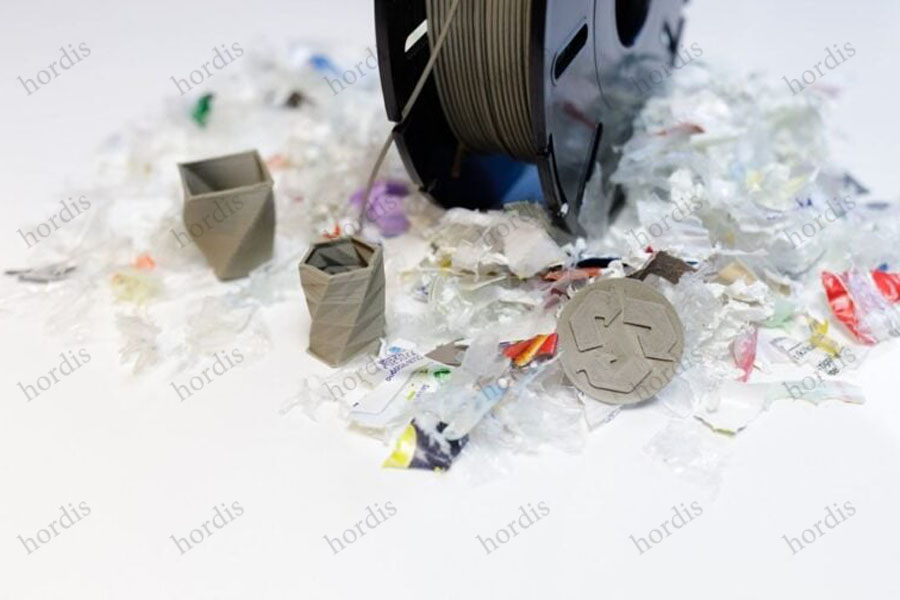 پرینت سه بعدی پرینتر سه بعدی فیلامنت بازیافت رزین اقتصاد چرخشی pla abs