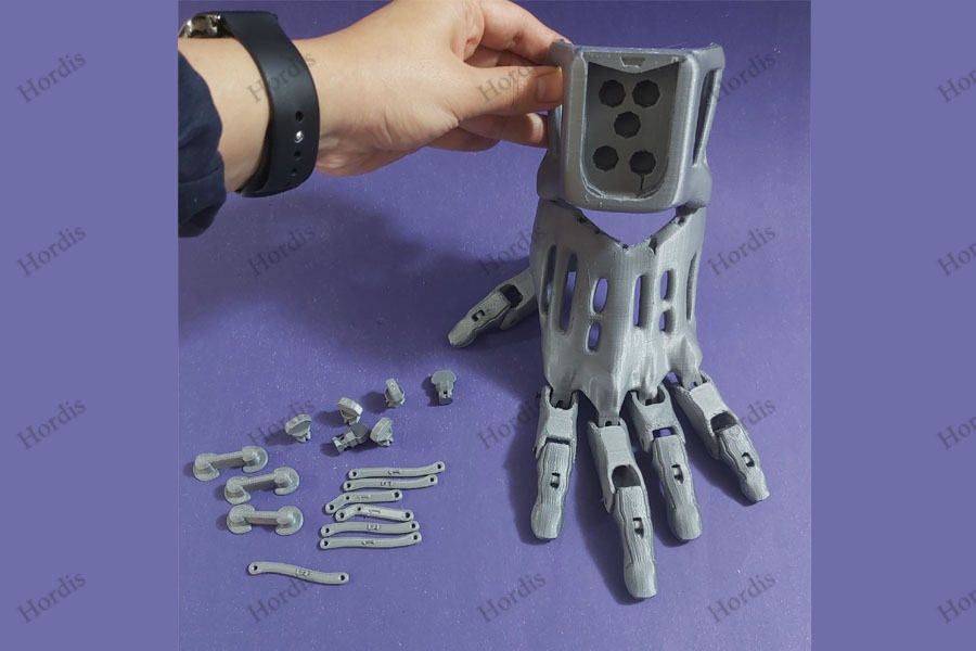 پرینت سه بعدی پرینتر سه بعدی دست مفصل رباتیک مکانیکی فیلامنت